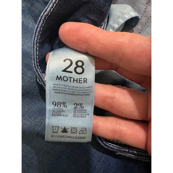 MOTHER The Looker Skinny Stretch Jeans in Stardust, size 28 - Picture 5 of 9